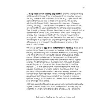 Feelings are the pathway to your soul