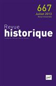 Revue historique 2013