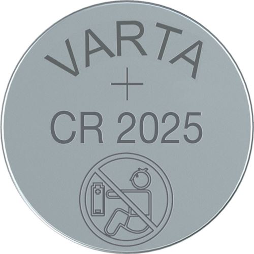 Varta Pile bouton CR 2025 3 V 5 pc(s) 157 mAh lithium LITHIUM Coin CR2025 Bli 5