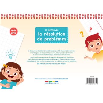 Je découvre la résolution de problèmes  4-6 ans