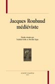 Jacques roubaud medieviste