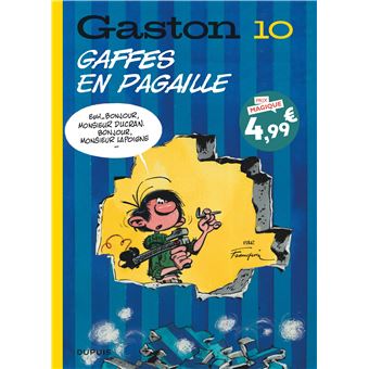 Gaston (édition 2018) - Tome 10 - Gaffes en pagaille