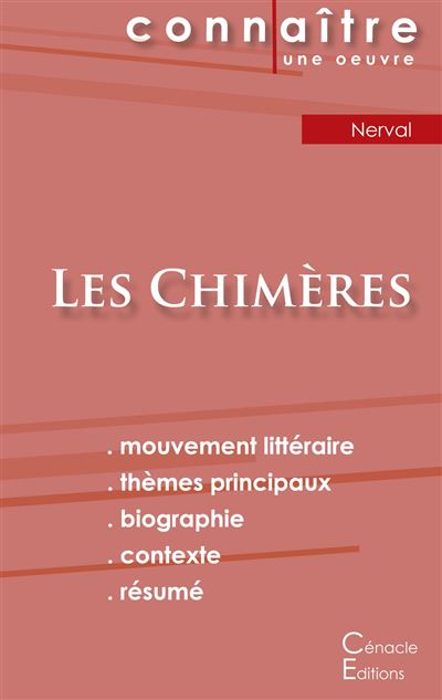 Fiche de lecture Les chimères de Gérard de Nerval
