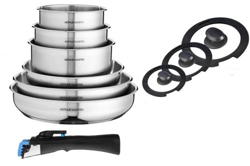Set de 10 casseroles Arthur Martin 5553 Inox