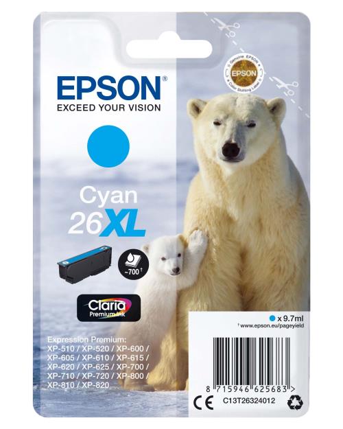 Epson BBTT2632 Cyan - vue 3