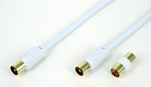 Câble antenne Temium 2 m Blanc