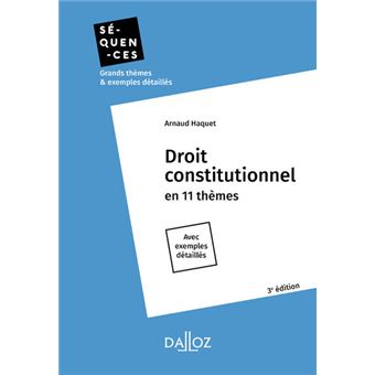 Droit Constitutionnel 2e Ed En 11 Themes Broche Arnaud Haquet Achat Livre Ou Ebook Fnac Droit Constitutionnel 2e Ed En 11 Themes Broche Arnaud Haquet Achat Livre Ou Ebook Fnac