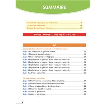 Annales BREVET 2023 - Sciences