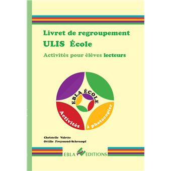 Livret de regroupement ULIS École- lecteurs