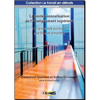 La professionnalisation de l'enseignement supérieur