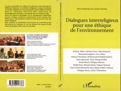 Dialogues interreligieux, pour une éthique de l'environnement