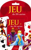 Jeu de cartes rouge