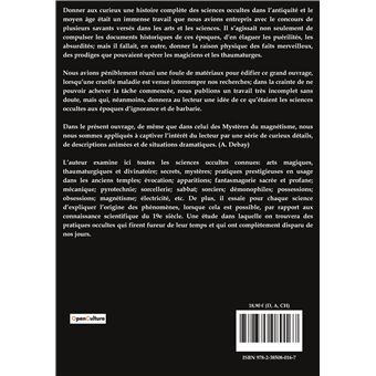 Histoire des sciences occultes depuis l'Antiquité jusqu'à nos jours