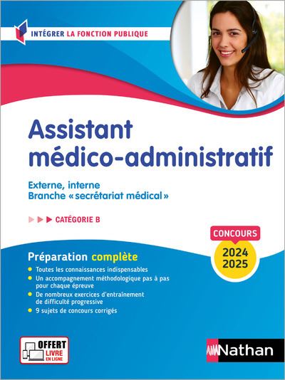 Concours Assistant Medico Administratif 2019 2020 Categorie B Ifp 2018 Livre Nomade Integre Tome 24 Broche Annie Godrie Achat Livre Ou Ebook Fnac