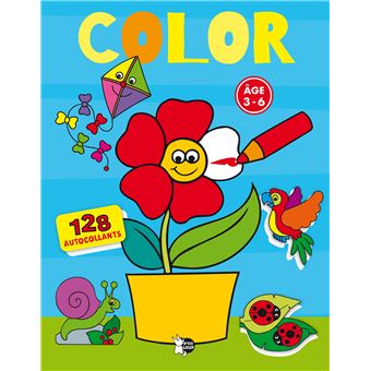 Color avec autocollants - 3-6 ans - Vol 1
