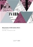 Documents et informations divers