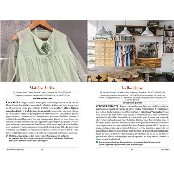 Paris DIY (Do it yourself) - Les meilleures ateliers et fournisseurs pour libérer sa créativité