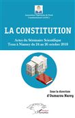 La constitution. Actes du Séminaire Scientifique tenu à Niamey du 24 au 26 octobre 2018