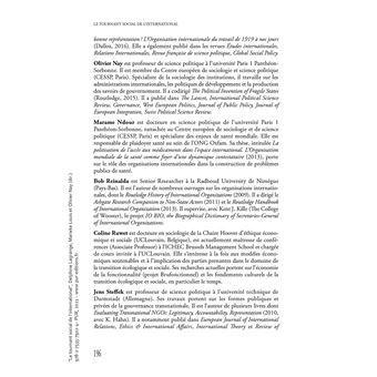 Le tournant social de l'international