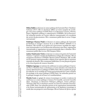 Le tournant social de l'international