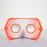 Casque de réalité virtuelle Cardboard Plastic VR Orange_1