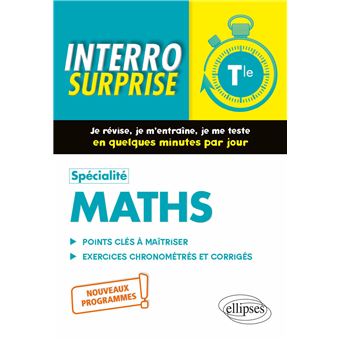 Spécialité Mathématiques - Terminale - Nouveaux programmes
