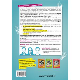 Les annales des (très) bien classés 2018-2019-2020 - La correction corrigée, commentée et analysée des 90 dossiers