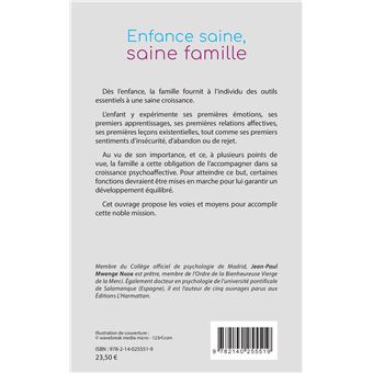 Enfance saine, saine famille