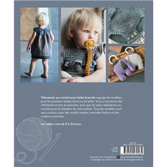 Vêtements au crochet pour bébé branché