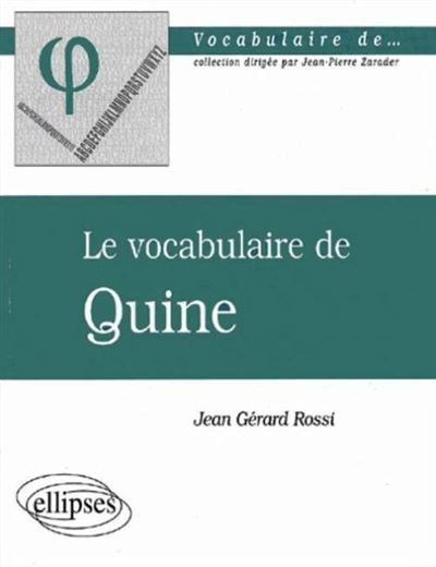 Vocabulaire de Quine (Le)