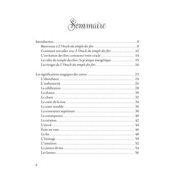 L'Oracle du temple des fées