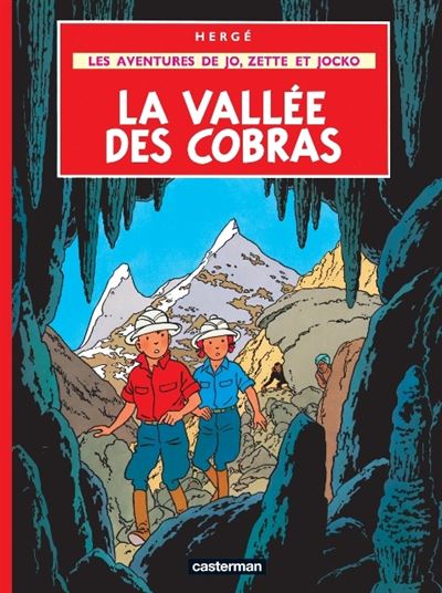 La  Vallée des cobras -  Hergé - cartonné