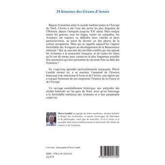 25 histoires des Géants d'Artois