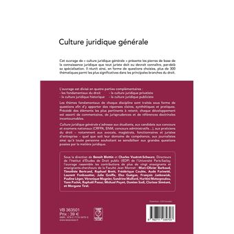 Culture juridique generale