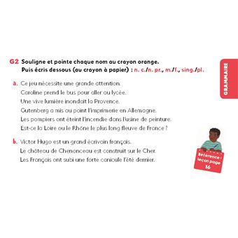 Exercices de français - CM2