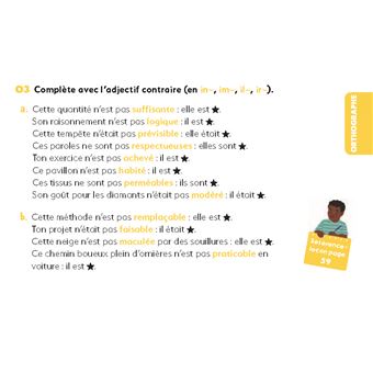 Exercices de français - CM2