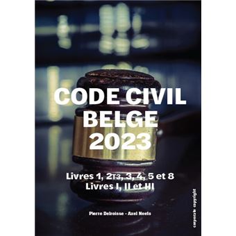 Code civil belge 2023