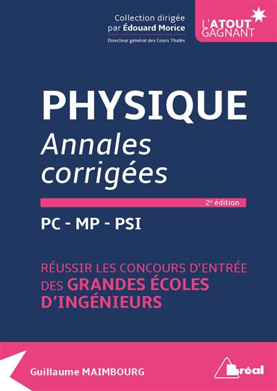 Physique annales corrigees