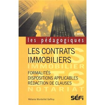 Les contrats immobiliers 2e édition