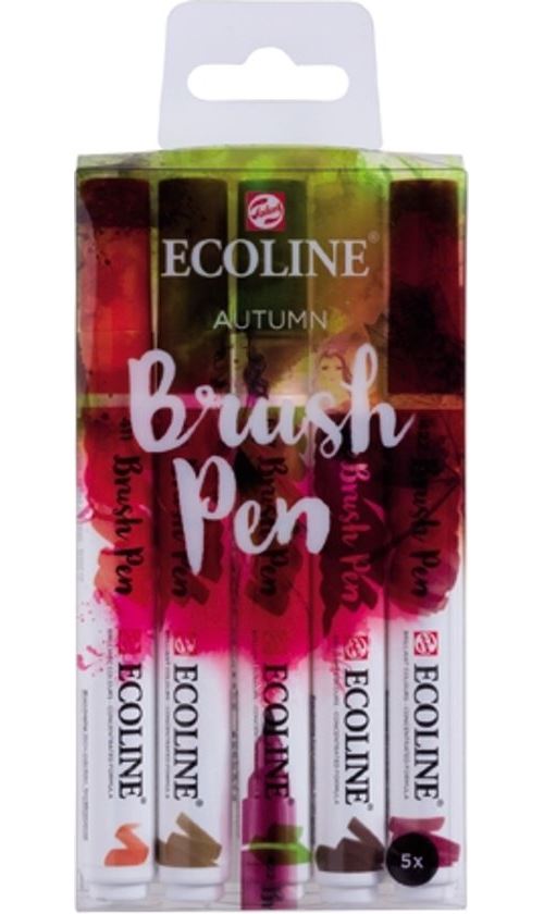 Talens Ecoline 5 brush pens Autumn
