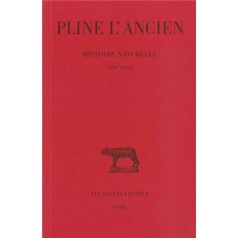 Histoire naturelle. Livre XXXVI
