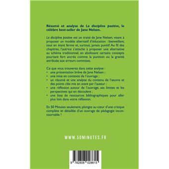 La discipline positive (Résumé et analyse du livre de Jane Nelsen)