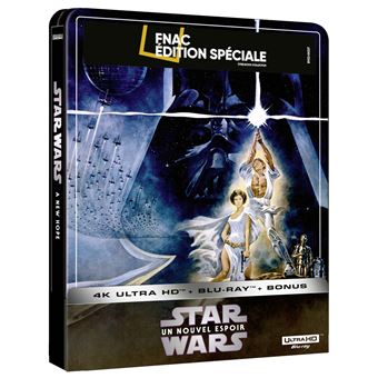 Star WarsStar Wars Episode IV : Un nouvel espoir Steelbook Edition Spéciale Fnac Blu-ray 4K Ultra HD