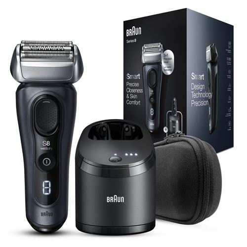 Rasoir électrique Braun Séries 8 8453CC System Wet&Dry