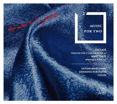 Music for 2/sonatas for 2 violins op 3/baroque suite 2