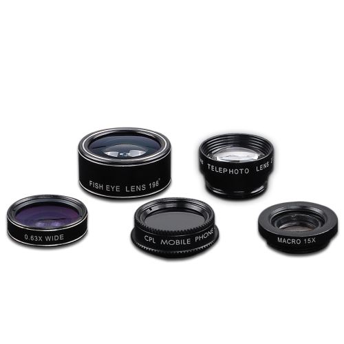 Wave Lens Kit voor Smartphones 5 in 1