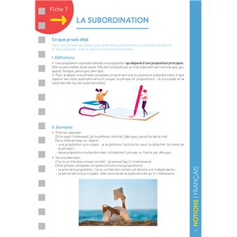 Les fiches du collège 5e