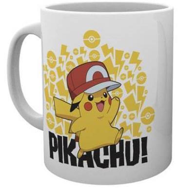 Mug Pokémon Pikachu Ash Hat