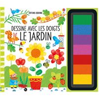Dessine avec les doigts - Le jardin