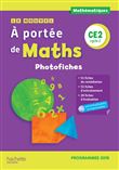 Le Nouvel A portée de maths CE2 - Photofiches + CD
